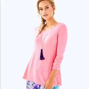 Lilly Pulitzer Amal pullover Pascha Pink
